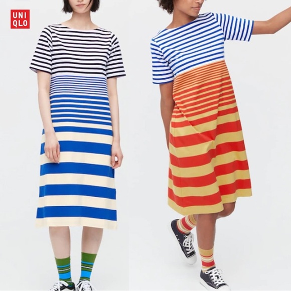 Uniqlo x Marni Striped Dress Size M - Picture 2 of 9